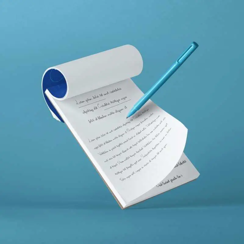 Blocos fichas e talões