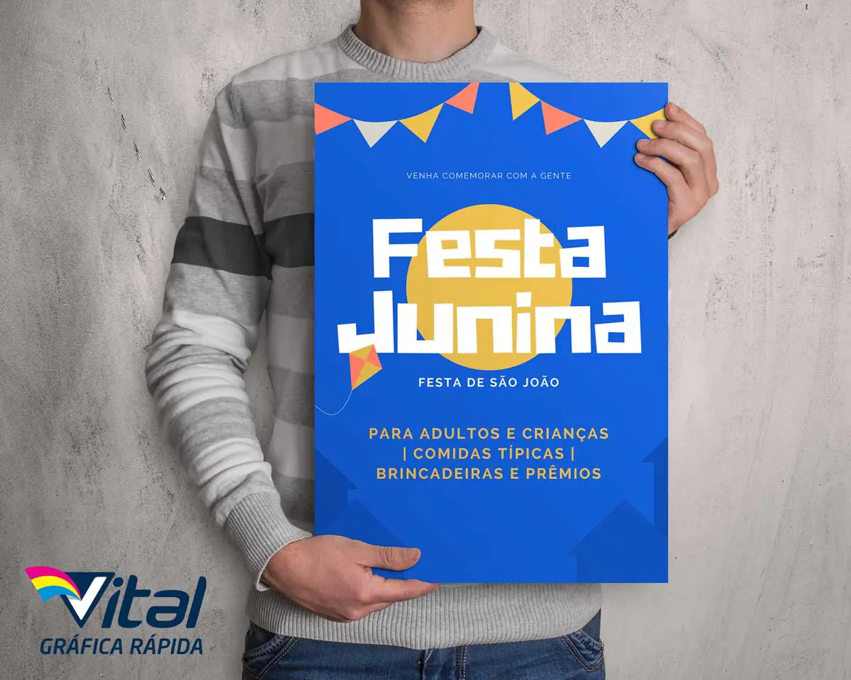 Impressão A3 Poster Couchê 300g