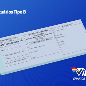 Talão Receituário de Controle Especial Azul B1 - 1 via