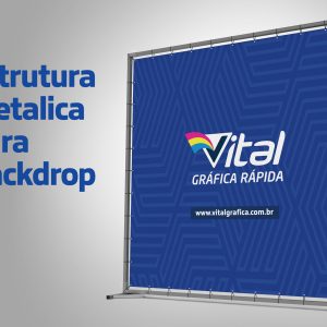 Estrutura para backdrop DESMONTÁVEL