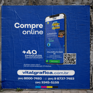 Papel outdoor varios tamanhos personalizado